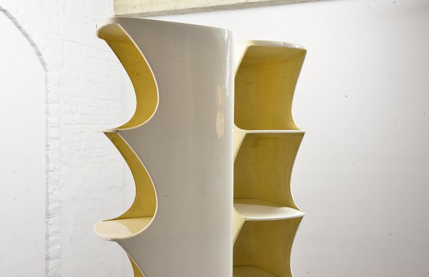 French White Shelf by Valeric Doubroucinskis for Rodier, 1970s-IXC-551403