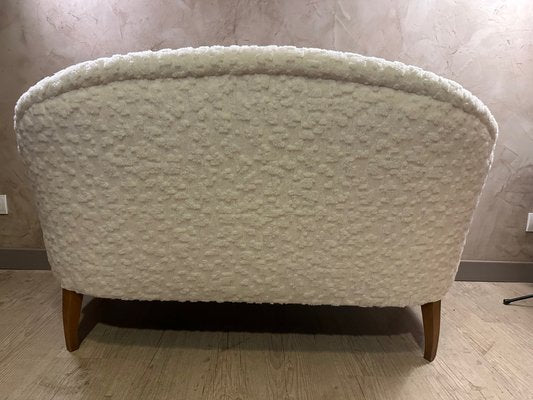 French White Upholstered 2-Seat Sofa-BFK-1762421