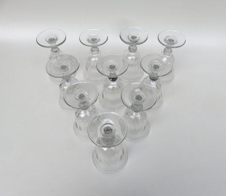 French Wine Glasses, 1890, Set of 10-EY-1451560