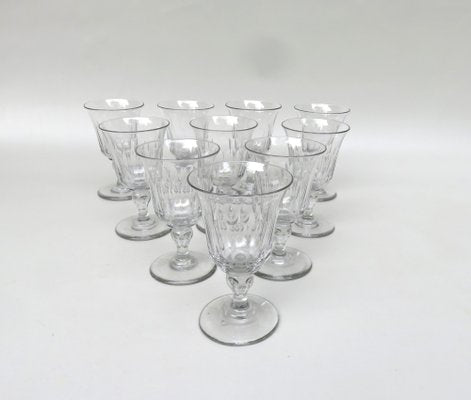 French Wine Glasses, 1890, Set of 10-EY-1451560