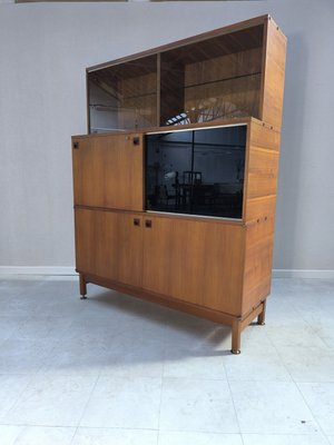 French Wooden Secretary by André Monpoix for Meubles TV, 1960s-HKW-2021326