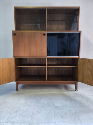 French Wooden Secretary by André Monpoix for Meubles TV, 1960s-HKW-2021326