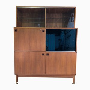 French Wooden Secretary by André Monpoix for Meubles TV, 1960s-HKW-2021326