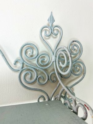 French Wrought Iron Wall Shelf for Kitchen or Bathroom, 1950s.-WZZ-2018209