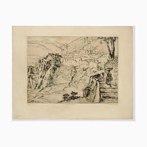 Friedi Gold Boille, Landscape, Original Etching, 1935-ZCI-919263