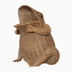 Frog-Shaped Wicker Basket by Olivier Cajan, 1970s-NPC-1720928