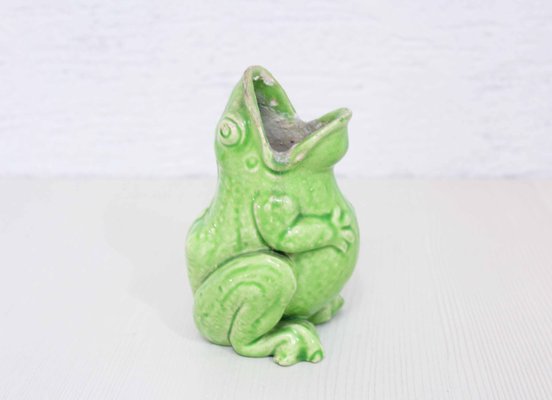 Frog Vase from Sarreguemines, 1950s-BQF-572640