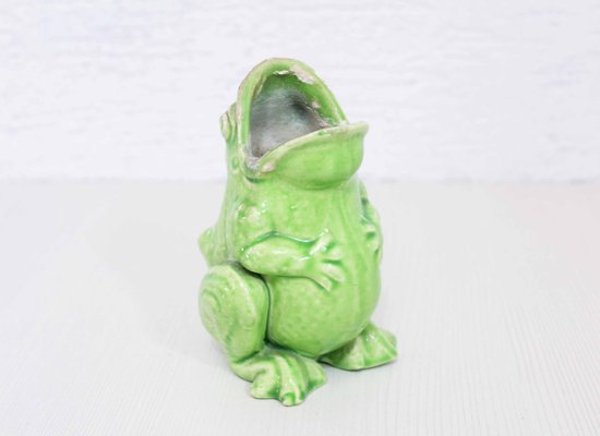 Frog Vase from Sarreguemines, 1950s-BQF-572640