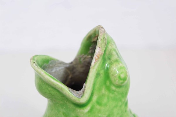 Frog Vase from Sarreguemines, 1950s-BQF-572640