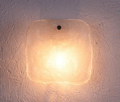 Frosted Glass Panel Wall Lights by J. T. Kalmar, Austria, 1960s, Set of 2-DEK-949876