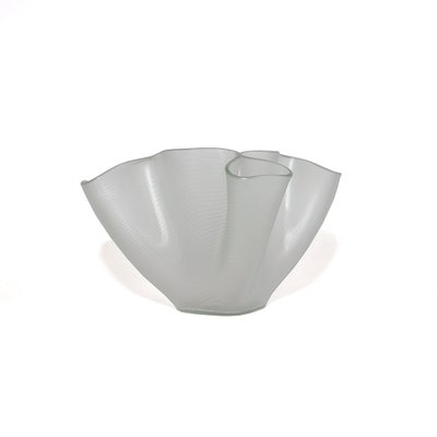 Frosted Glass Vase by Pietro Chiesa for Fontana Arte, 1960s-YNQ-592013