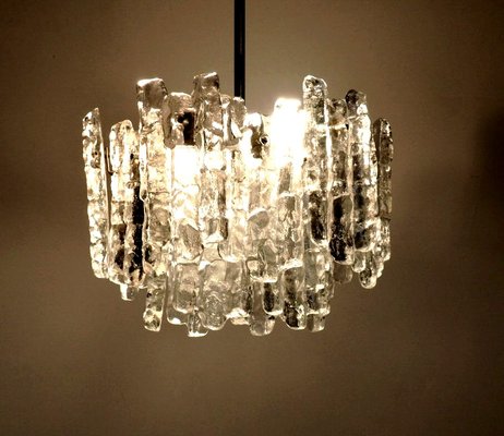 Frozen Ice Glass Chandelier by J. T. Kalmar for Kalmar Franken Kg-PCJ-1309847