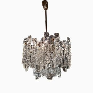 Frozen Ice Glass Chandelier by J. T. Kalmar for Kalmar Franken Kg-PCJ-1309847