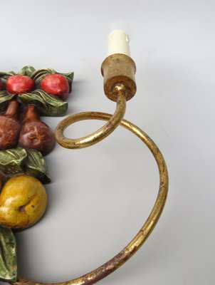 Fruit Wall Light, Palladio, Italy, 1960s-EY-1315497