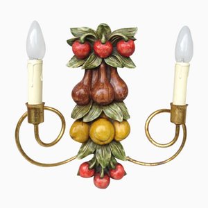 Fruit Wall Light, Palladio, Italy, 1960s-EY-1315497