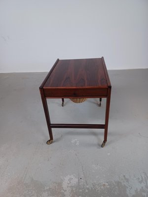 Fully Danish Rosewood Sewing Table, 1960s-VVO-1995298