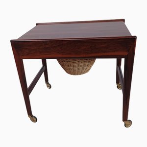 Fully Danish Rosewood Sewing Table, 1960s-VVO-1995298