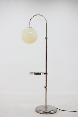 Functionalist Chrome Plated Adjustable Floor Lamp, Czechoslovakia, 1930s-TZ-1326549