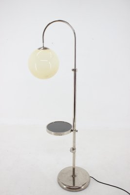 Functionalist Chrome Plated Adjustable Floor Lamp, Czechoslovakia, 1930s-TZ-1326549