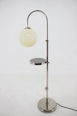 Functionalist Chrome Plated Adjustable Floor Lamp, Czechoslovakia, 1930s-TZ-1326549