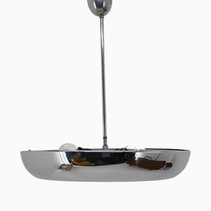 Functionalist Chrome Ufo Pendant by Josef Hurka for Napako, 1930s-TZ-592179