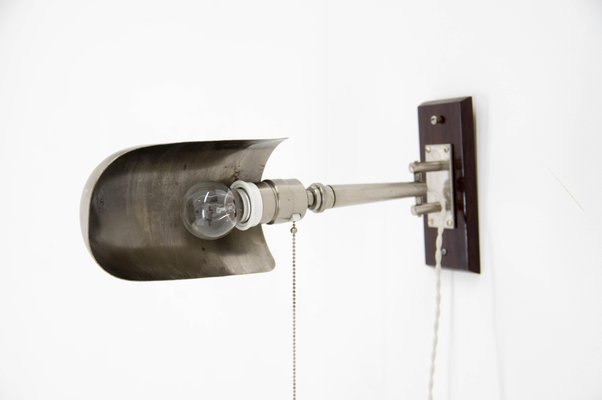 Functionalist Wall Lamp with Rotating Shade, 1920s-TZ-1759684