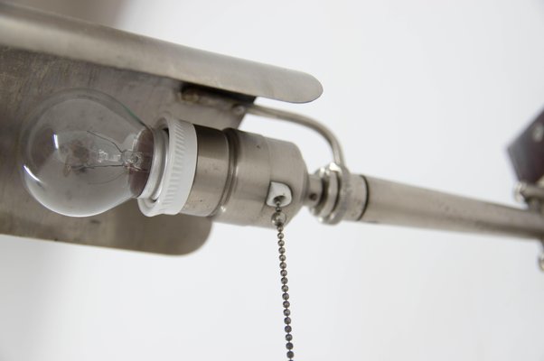 Functionalist Wall Lamp with Rotating Shade, 1920s-TZ-1759684