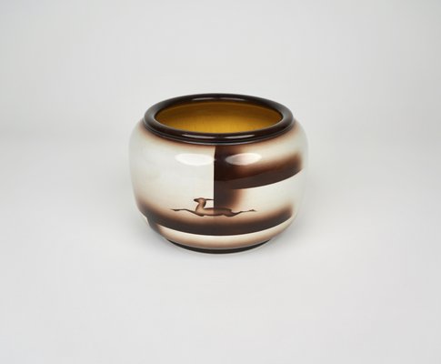 Futurist Decorative Ceramic Vase by Galvani Pordenone, Italy, 1970s-LYQ-1230679