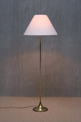 G-025 Floor Lamp in Brass by Svensson & Yngve Sandstrom for Bergboms, 1960s-FMT-2035380