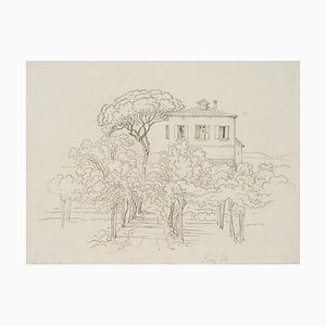 G. Lory, Villa in Nice, 1820, Pencil-OJR-1273270