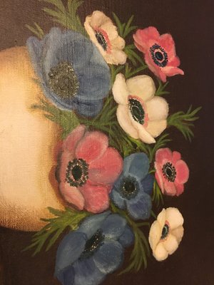 G. Van Eldeveg, Oil Painting, Flowers, 1988s-WQQ-844830