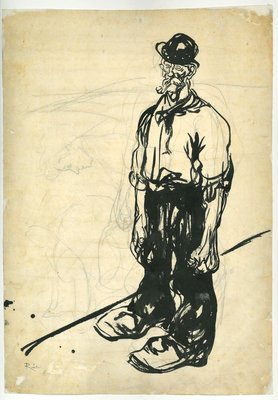 Gabriele Galantara - Farmer - Drawing - 1909-ZCI-913464