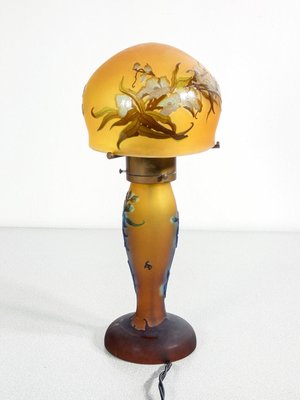 Galle Style Table Lamp in Glass and Metal-OJE-2026427