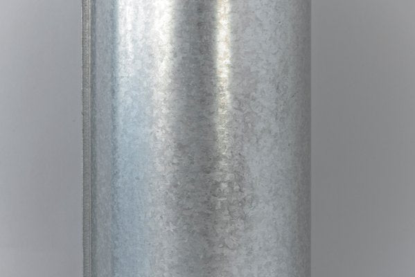 Galvanized Pillar Cabinet with Revolving Front, Italy, 1980s-LOB-947391