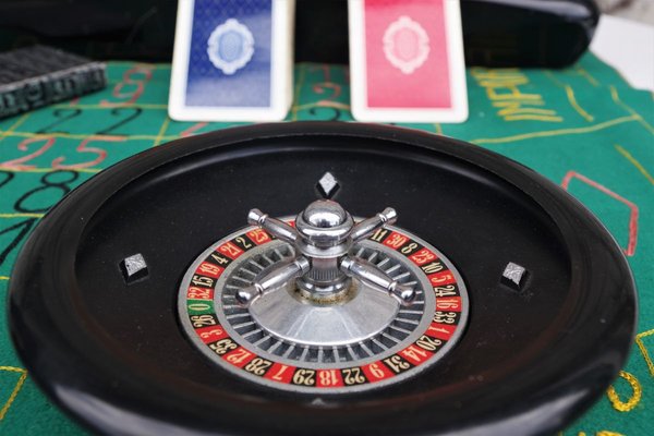 Game Box with Roulette Depicting the City of Venice, 1960s-KNM-891393