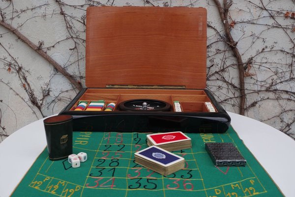 Game Box with Roulette Depicting the City of Venice, 1960s-KNM-891393