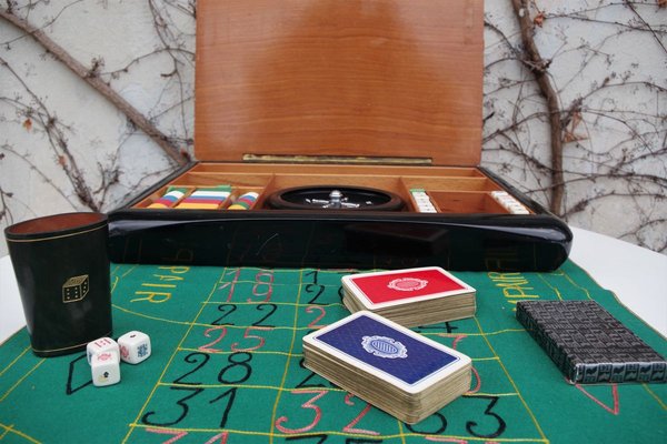 Game Box with Roulette Depicting the City of Venice, 1960s-KNM-891393