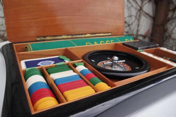 Game Box with Roulette Depicting the City of Venice, 1960s-KNM-891393