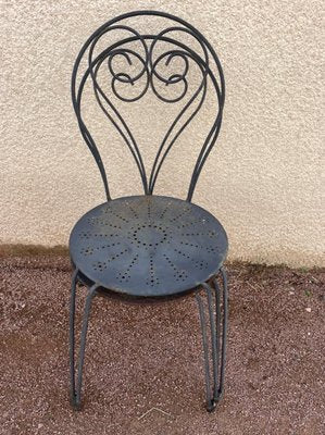 Garden Chairs in Wrought Iron, Set of 2-SDV-1335298