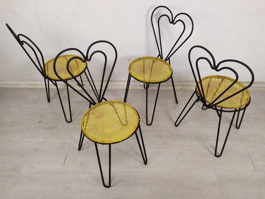 Garden Set by Mathieu Matégot, 1950s, Set of 5-EAD-1816196