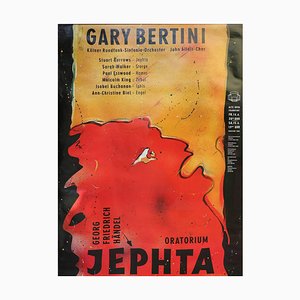 Gary Bertini, Jephta, Concert Poster, 1985, Alte Oper Frankfurt, Germany-DEK-932517