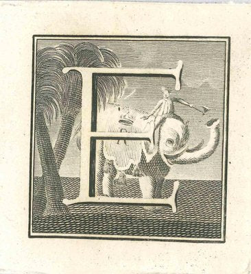 Gaspar Van Wittel (Vanvitelli), Antiquities of Herculaneum Letter E, Etching, 18th Century-ZCI-1759268