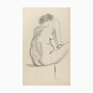 Gaspard Maillol, The Posing Nude, Drawing, Early 20th Century-ZCI-1781676