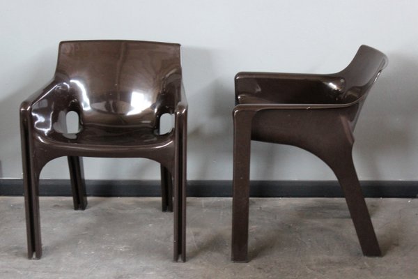 Gaudi Armchairs by Vico Magistretti for Artemide, 1970s, Set of 2-HZ-656520