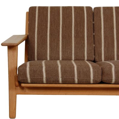 GE-290 3-Seater Sofa in Hestedækken Fabric by Hans Wegner for Getama, 1980s-MTD-1702423