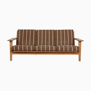 GE-290 3-Seater Sofa in Hestedækken Fabric by Hans Wegner for Getama, 1980s-MTD-1702423