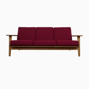 GE 290 Oak Sofa with Kvadrat Hallingdal by Hans J. Wegner for Getama, 1960s-RDW-1374418