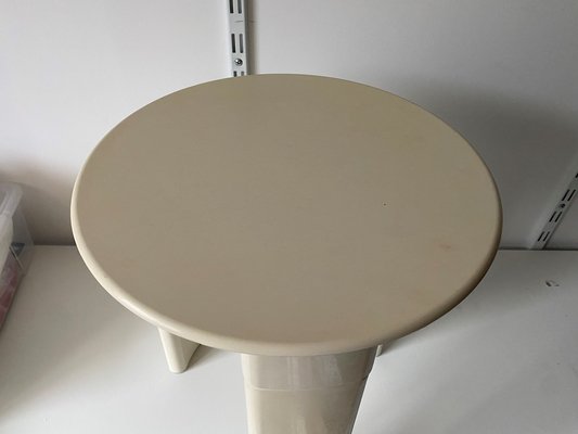 Gedy White Stool by Olaf Von Bohr, 1970s-ZYJ-1818674