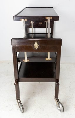 Geisha Bar Cart Table Trolley, France, 1950s-RIU-1392556