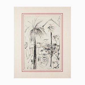 Gemma D'amico - Landscape - Original Ink on Paper - 1941-ZCI-833240